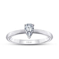 0.40 Carat Diamond Pear Solitaire Engagement Ring