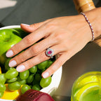 1.91 Carat Diamond Ruby Bracelet