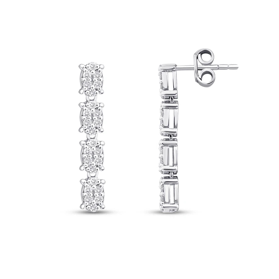 0.46 Carat Diamond Trend Earrings