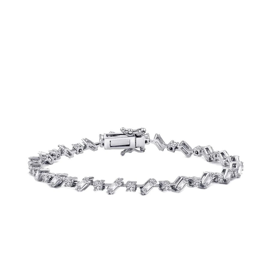 3,07 Karat Diamant-Tennisarmband