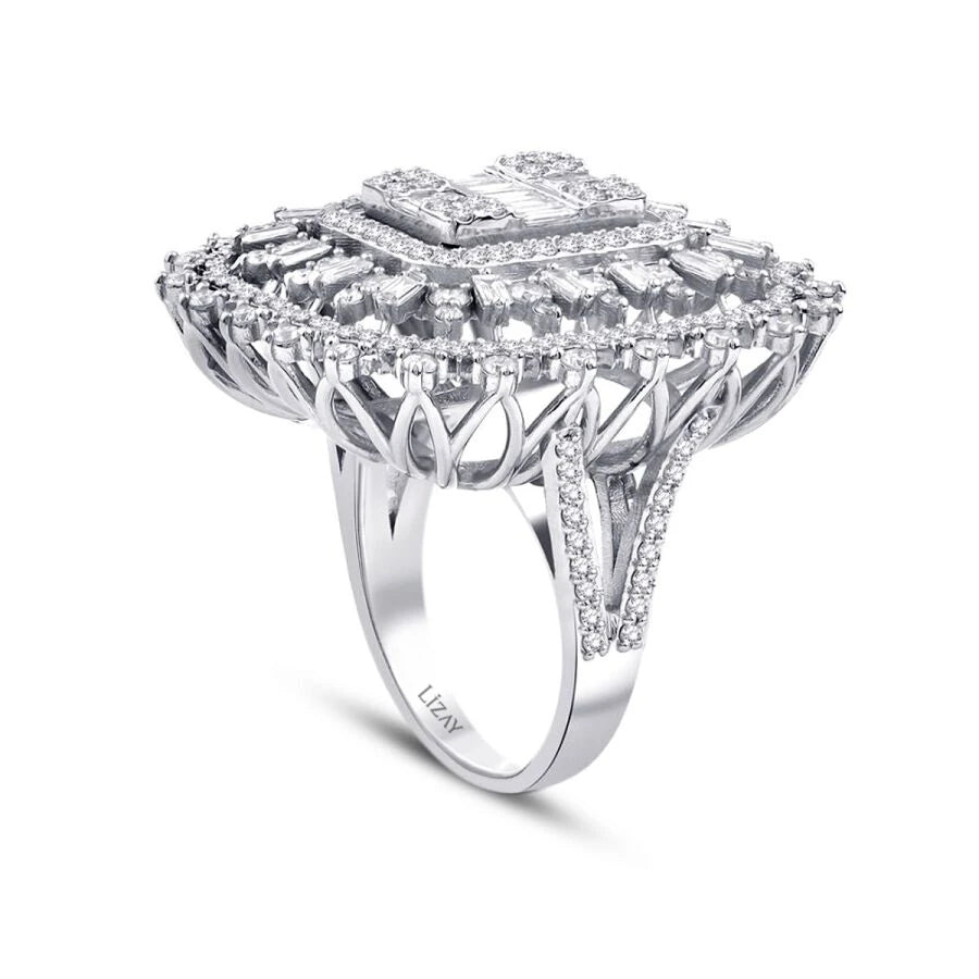 2.99 Carat Diamond Baguette Ring