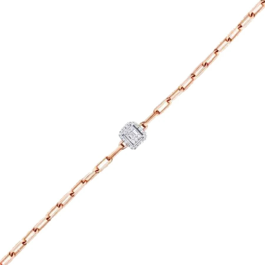 Armband mit Baguette-Diamanten (0,17 Karat)