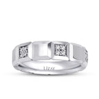 White Gold Cubic Wedding Band