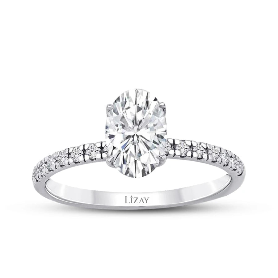 1.15 Carat Diamond Oval Solitaire Engagement Ring
