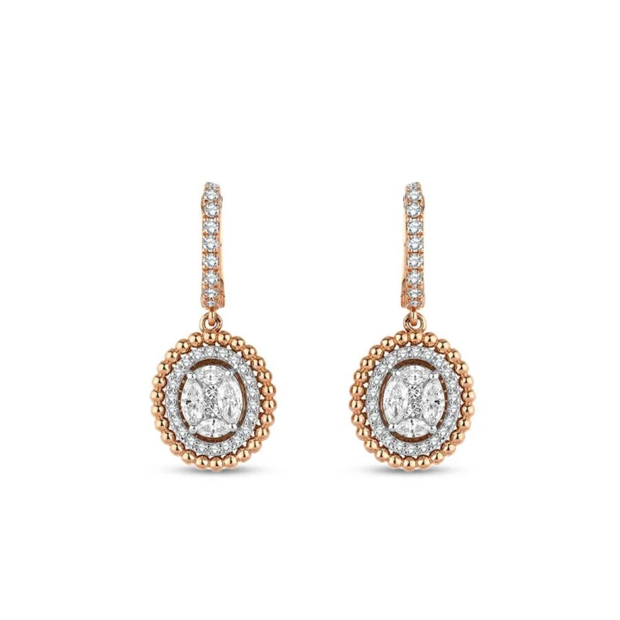 0.79 Carat Diamond Trend Earrings