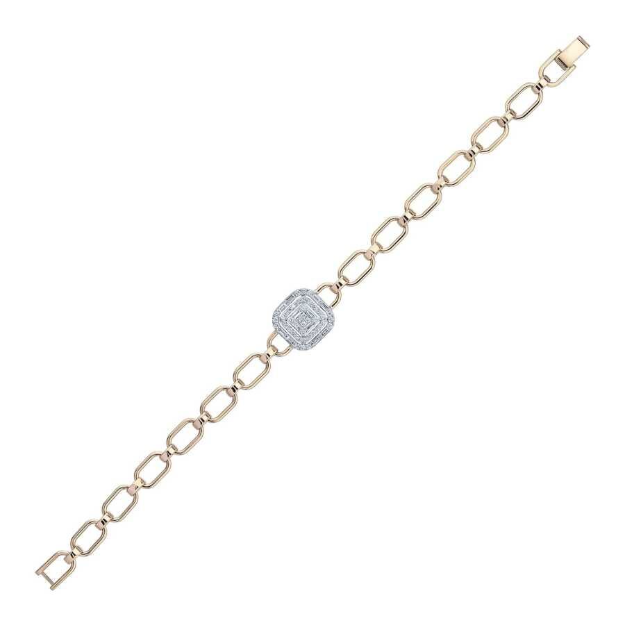 0,61 Karat Diamant-Baguette-Armband