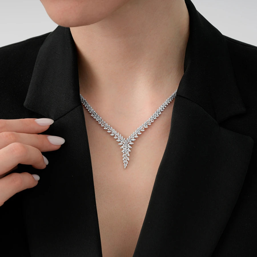 Gold Baguette Collar Necklace