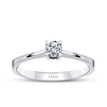 0.10 Carat Diamond Round Solitaire Engagement Ring