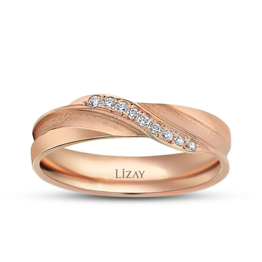 Ehering aus Roségold