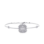 1.13 Carat Diamond Baguette Bangle