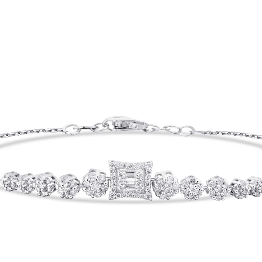 Trend-Baguette-Armband mit 0,49 Karat Diamanten