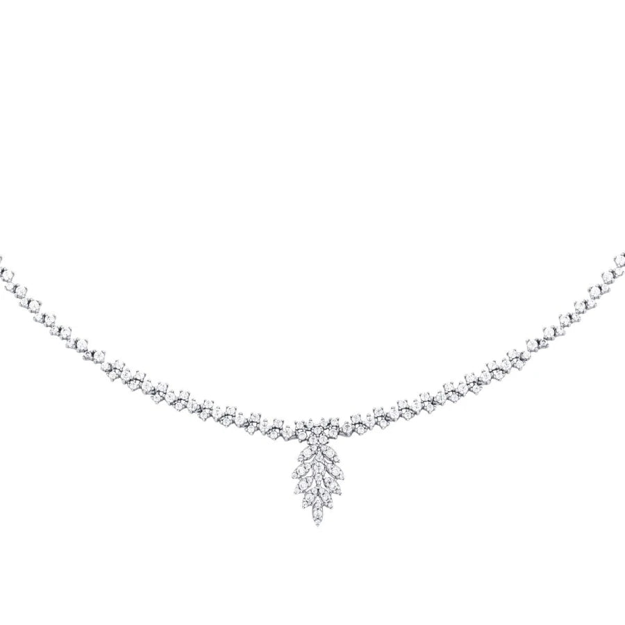 Halsband aus Goldsteinblatt