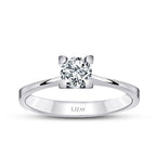 0.40 Carat Diamond Round Solitaire Engagement Ring