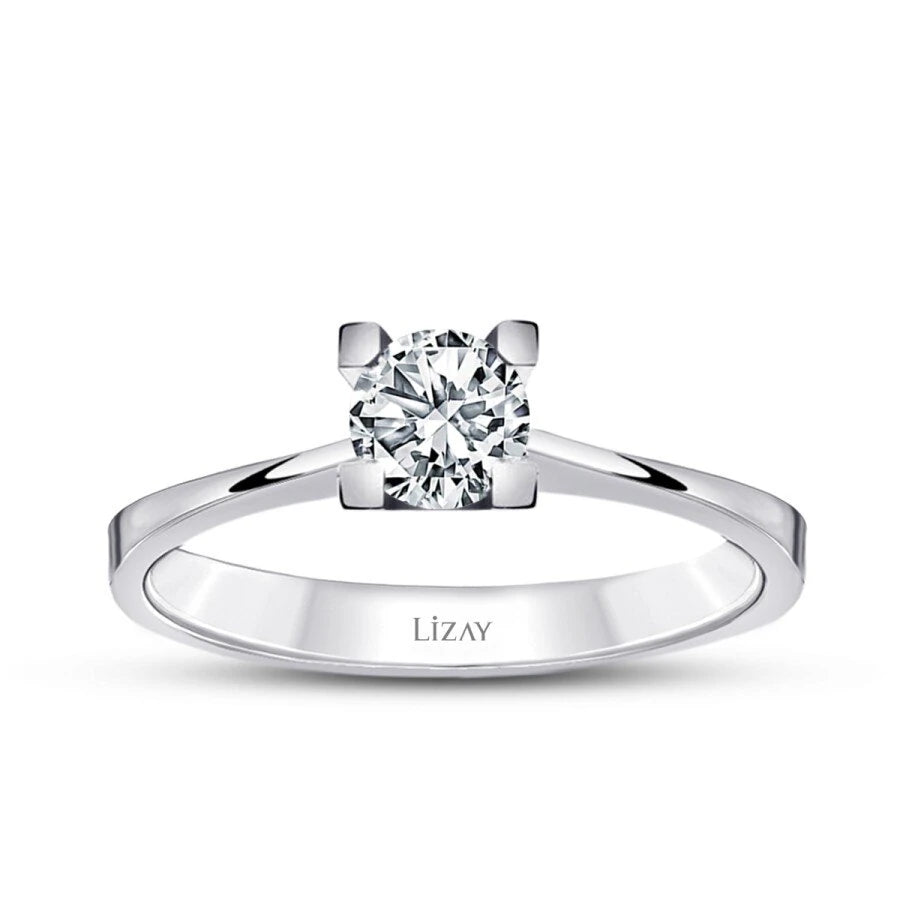 0.40 Carat Diamond Round Solitaire Engagement Ring