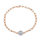 Armband mit 0,18 Karat Diamanten im Baguetteschliff