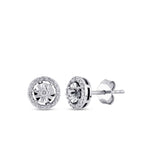 0.15 Carat Diamond Round Earrings