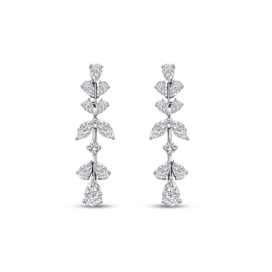3.21 Carat Diamond Trend Earrings