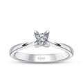 0.15 Carat Diamond Round Solitaire Engagement Ring