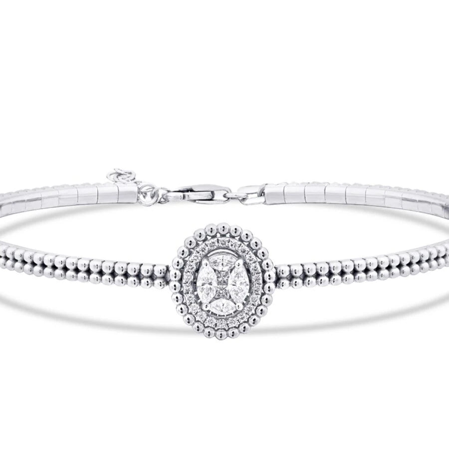 Trendarmband mit 0,61 Karat Diamanten