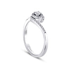 0.29 Carat Diamond Round Solitaire Trend Engagement Ring