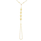 Gold Shamballa Armband mit Kugel und Stern