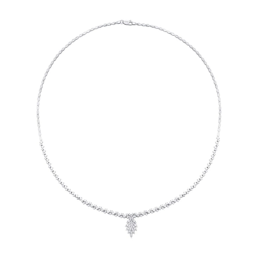 Halsband aus Goldsteinblatt