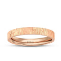Rose Gold Patterned Wedding Band
