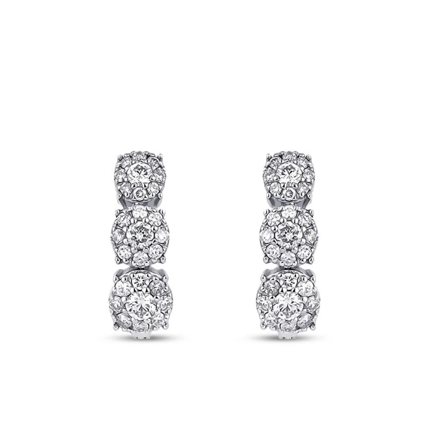 0.74 Carat Diamond Trend Earrings