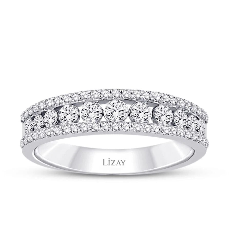 0.63 Carat Diamond Half-Eternity Ring