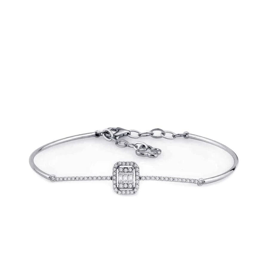 0,36 Karat Diamant-Baguette-Armreif