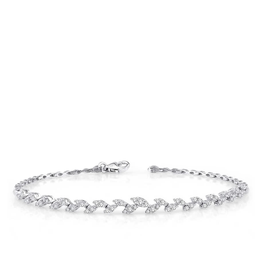 Tennisarmband aus Goldblatt