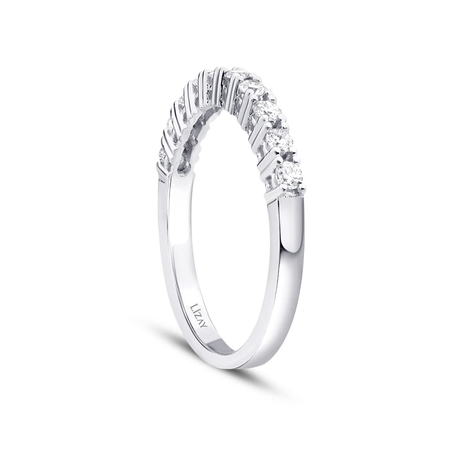 0.34 Carat Diamond Half-Eternity Ring