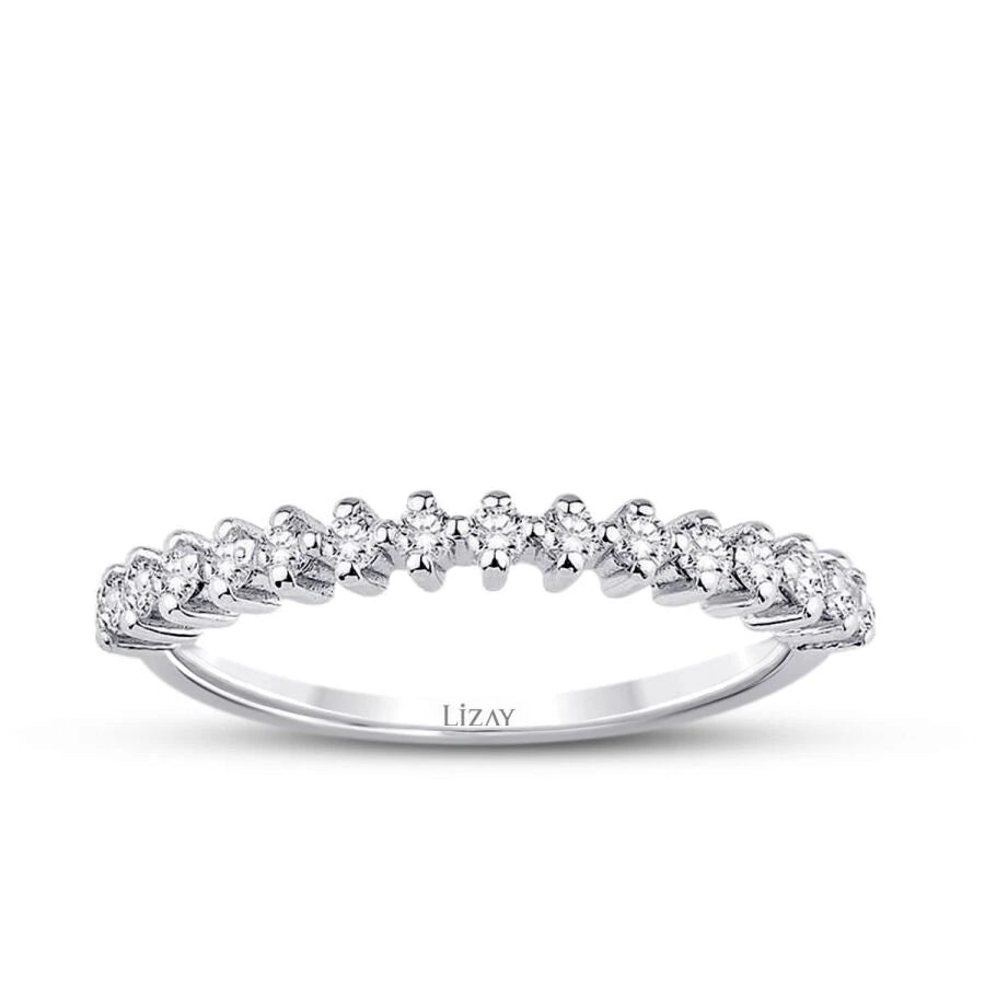 0.46 Carat Diamond Half-Eternity Ring