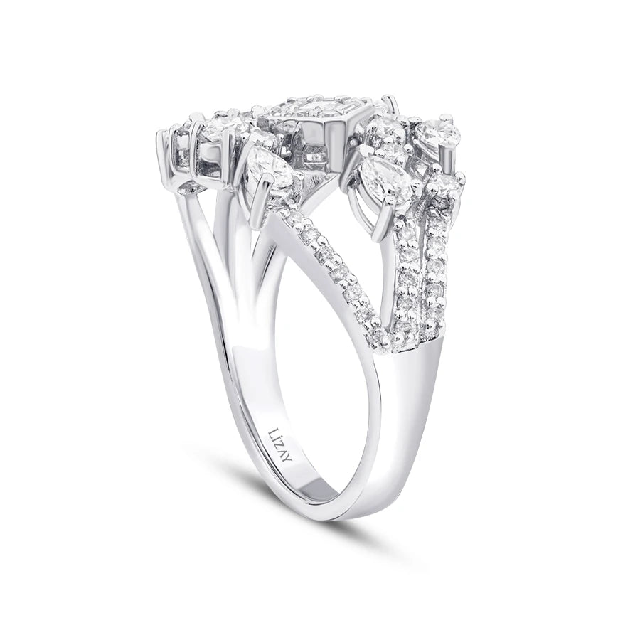 1.00 Carat Diamond Baguette Ring
