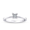0.10 Carat Diamond Round Solitaire Engagement Ring