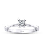 0.10 Carat Diamond Round Solitaire Engagement Ring